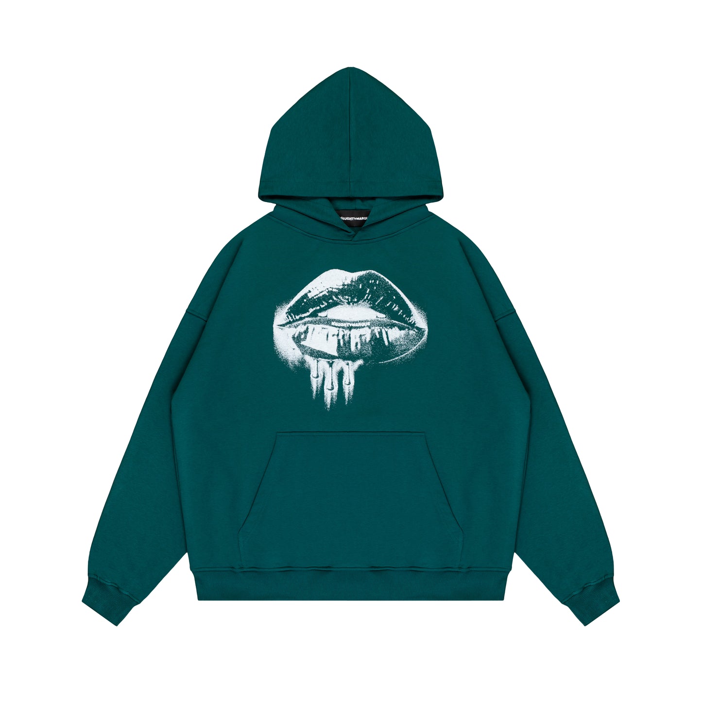 "Juicy Lips" Green Hoodie