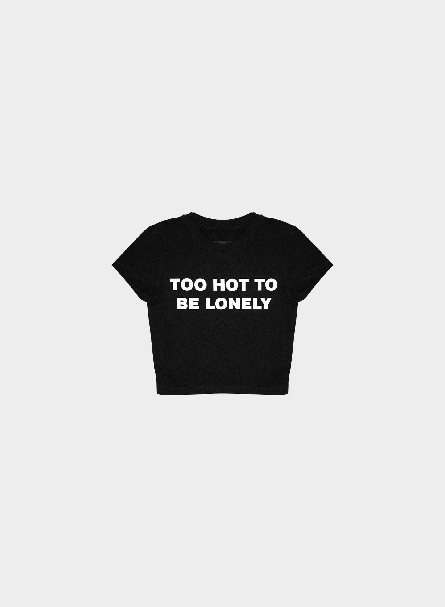 TOO HOT Black Crop Top