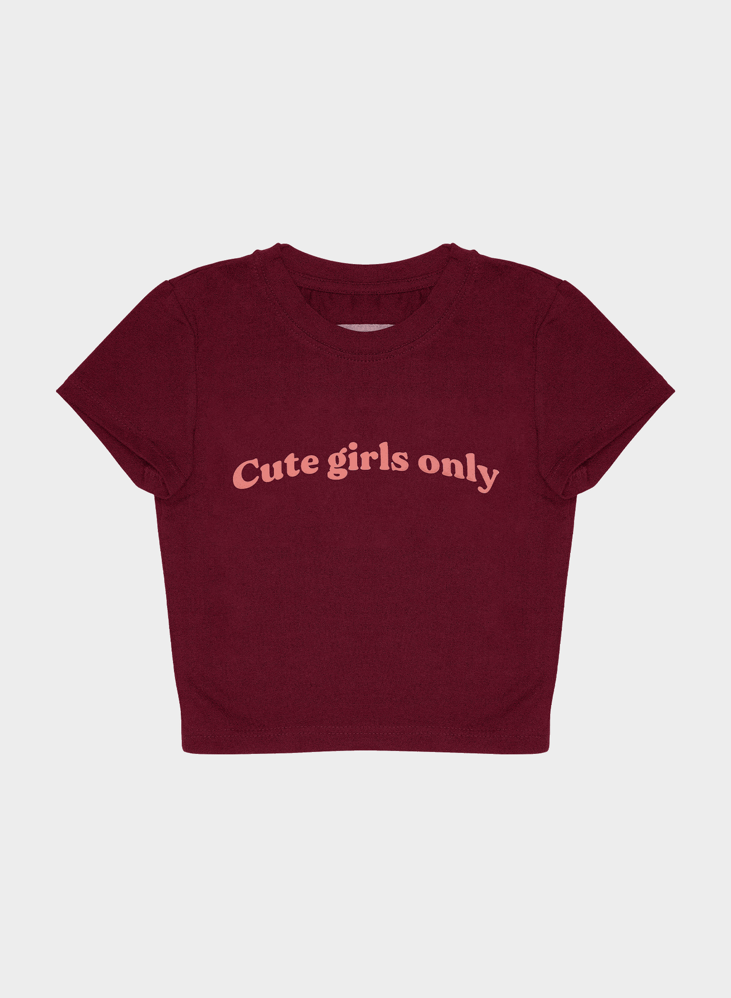 Cute girls only Crop Top
