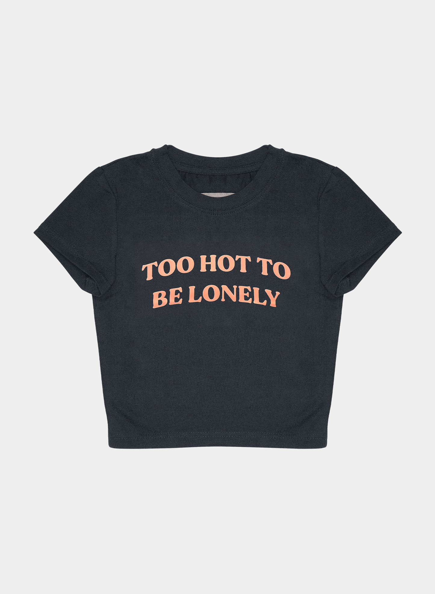 Too Hot"Graphite Crop Top