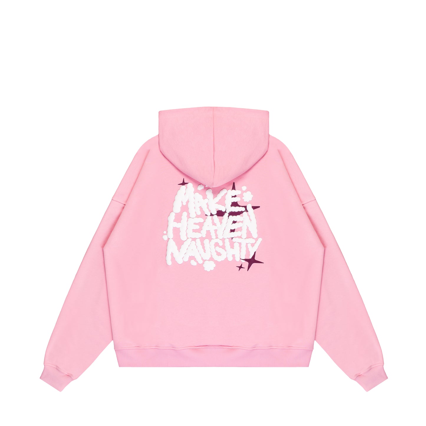 "Make Heaven Naughty" Pink Hoodie