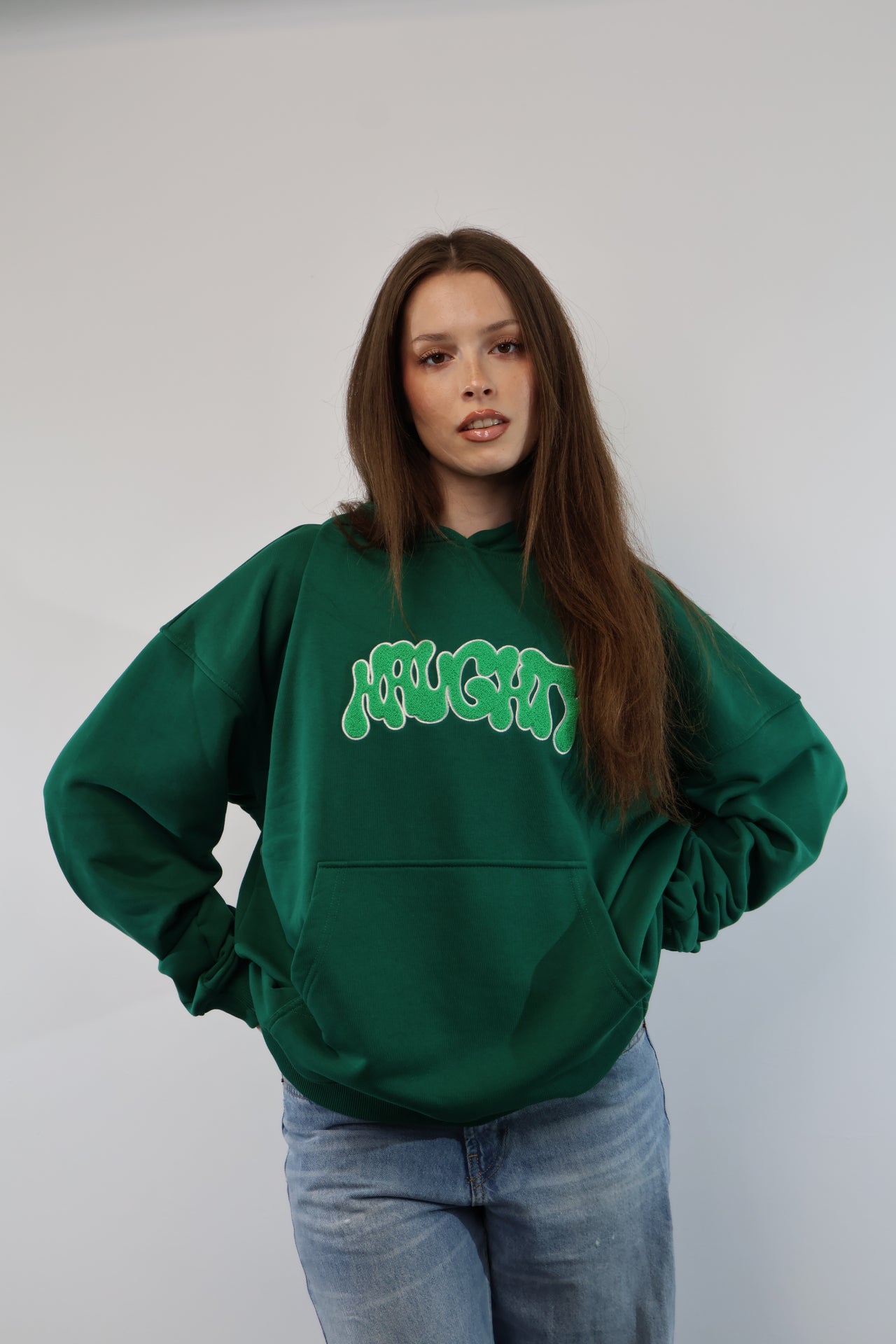 "Wild" Green Hoodie