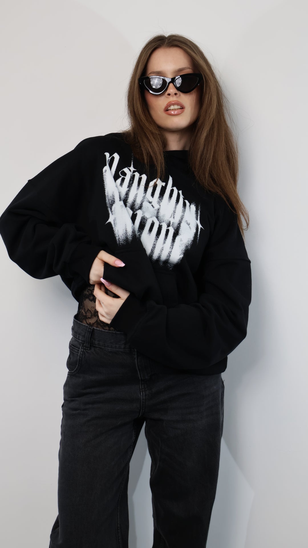 "Foggy" Black Hoodie