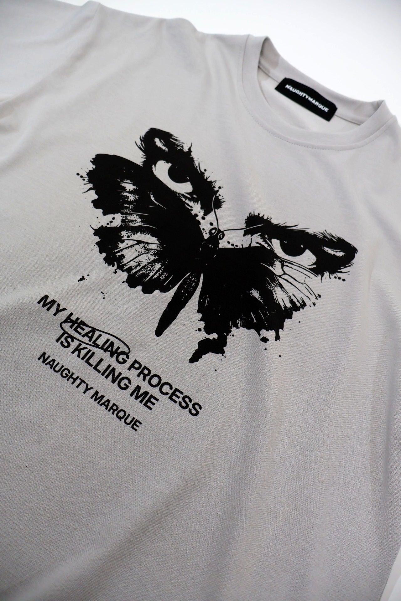 "Healing Process" Grey T-Shirt Oversize