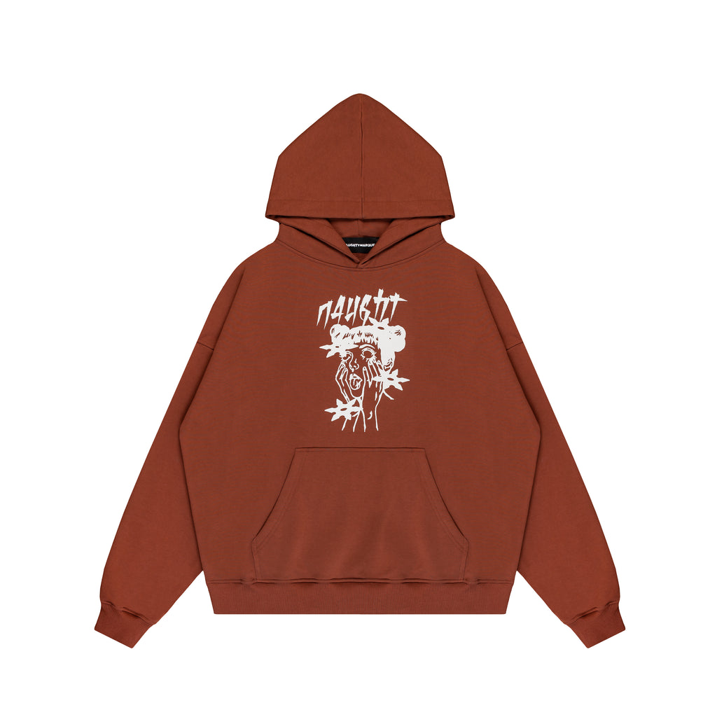 “Scream” Brown Hoodie