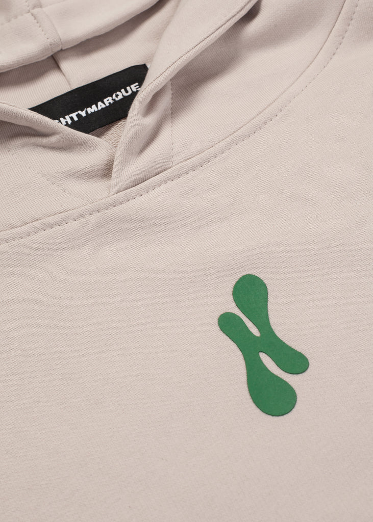 “Orbit” Beige Hoodie
