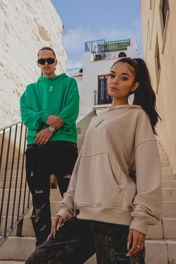 “Orbit” Green Hoodie