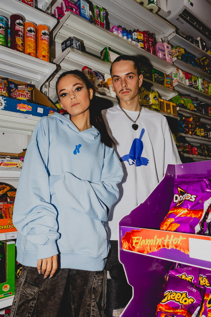 “Orbit” Baby Blue Hoodie